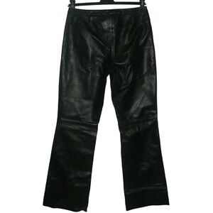 Siena Studio Pants Leather Black Vintage 90's Goth Rock egirl y2k ALT Mob Wife 4